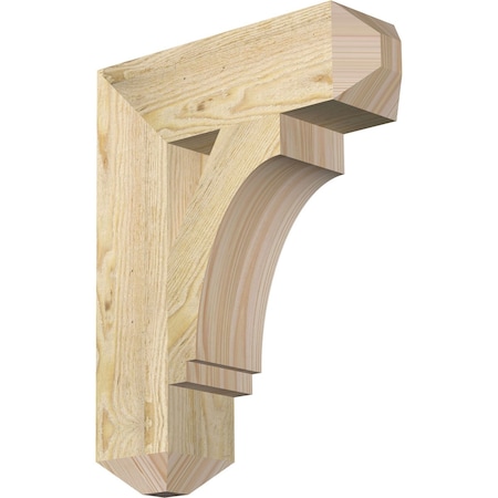 Ekena Millwork Imperial Craftsman Rough Sawn Bracket, Douglas Fir, 4"W x 14"D x 18"H BKT04X14X18IMP04RDF
